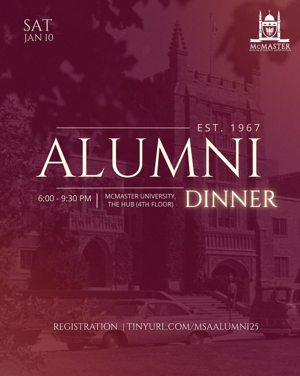 McMaster MSA Alumni Dinner Donations