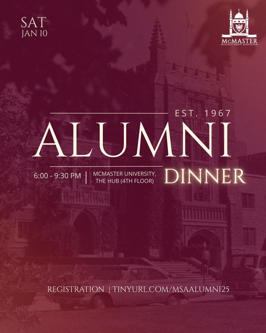 McMaster MSA Alumni Dinner Donations